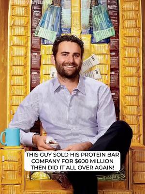 This guy sold his protein bar company for $600 million, then did it all over again 🍫💰 Peter Rahal grows up dyslexic. School is a struggle, and deep down he never feels like he's anything special.  In 2013, he's hunting for a protein bar with simple, real ingredients and can't find one.  So in his mom's basement, with his childhood best friend and $5,000 each, he starts making them by hand. He calls it RXBAR and it takes off.  In 2017, Kellogg buys it for $600 million and Peter is set for life. He never has to work again. ✓ Can't sit still, because he says he's a better man with responsibility ✓ Comes back to build a new bar called David in 2024, wanting his son to see him work hard ✓ Obsesses over one impossible goal: cram 28 grams of protein into just 150 calories ✓ Watches it explode, with people unable to get enough Dyslexic kid who felt ordinary → can't find a clean protein bar → builds RXBAR by hand → $600M Kellogg exit → comes back for round two → David hits $725M in under a year. What would you go build next if you already had nothing left to prove? 🤔 #Business #David #ProteinBar #Success #Entrepreneur@David Protein  