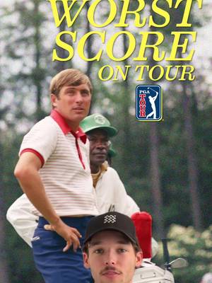Tag a mate who wouldn’t beat the worst score ever recorded on the PGA Tour #golftok 