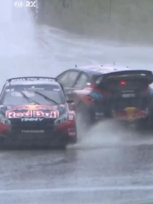 What a legendary move, Kevin Hansen! 🫡 #FIARallycross