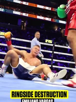 AS PROMISED 🍿 #emilianovargas #boxing #boxeo #ringside 