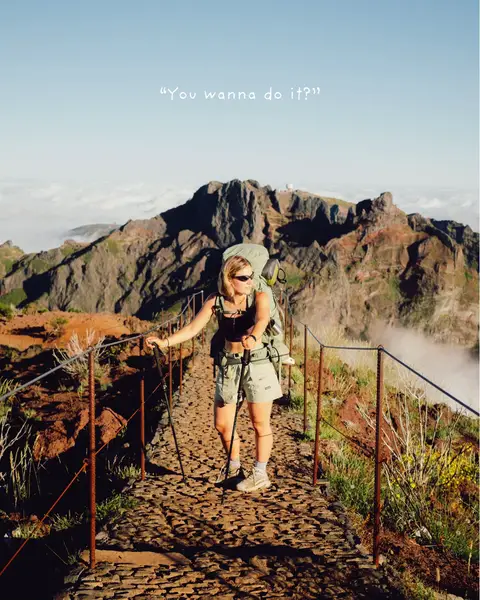 What started with an idea turned into an unforgettable adventure ⛰️ #madeiracrossing #outdoorphotography #couple #travelcontent #madeira 