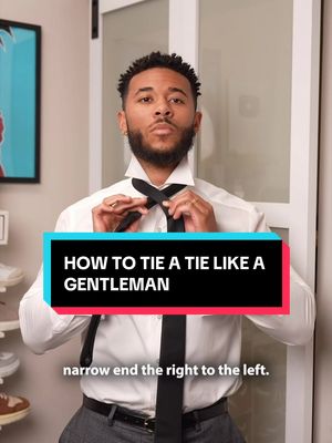 How to tie a tie like a gentleman 