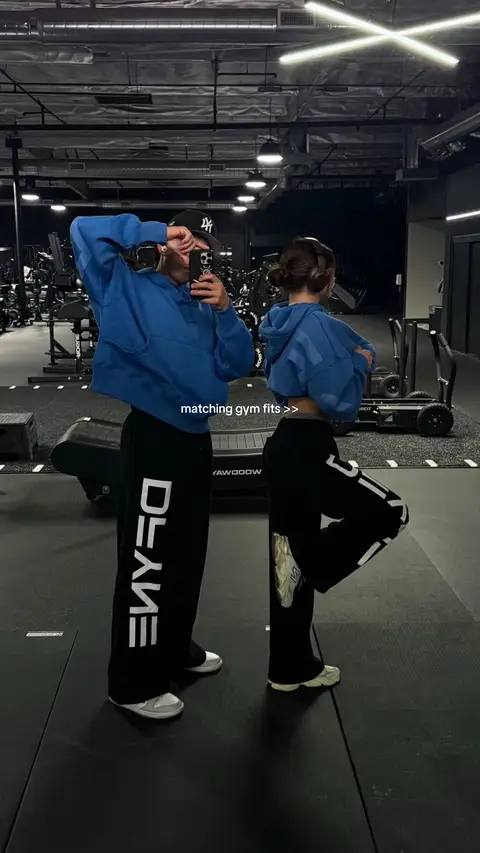 always matching 🫶🏼 @DFYNE | BREE + FOX #gymcouple #matchingoutfits #gymootd #couplegoals #dfyne 