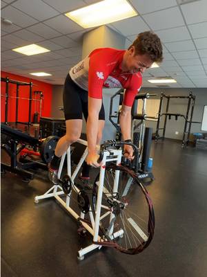 Going to be a little while before I can get back to doing this for training! #fixie #cycling #fixedgear #isometrics #gym 