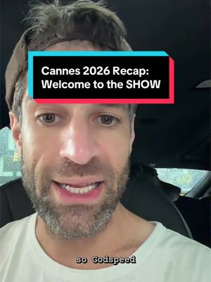 to the #cannes2026 new school, welcome to the SHOW 🏟️🤝😏