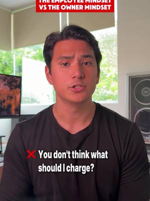 When you switch from an employee mindset to an owner mindset, the way you look at pricing changes completely. An employee or an amateur operator asks themselves a weak question: what should I charge.  They look around at their competitors, find the average market rate, and copy it because they are scared of pricing themselves out. A true owner does not ask what they should charge. They ask: how much value can I build into this system, and what are the unit economics required to scale it predictably. If you are selling high ticket coaching, consulting, or specialized corporate services, your pricing needs to support real backend infrastructure.  If you price your services too low, you won't have enough margin to run aggressive Meta ads, build out direct response marketing funnels, or hire a premium sales team of setters and closers. Cheap pricing keeps you trapped doing all the work yourself. Premium pricing allows you to invest in automation and systems that buy back your time.  Stop asking what you should charge and start building a high ticket offer that funds your growth. Go to the link in bio to learn how to scale your business 🔗 #businessmindset #highticketsales #scaleyourbusiness #PricingStrategy #businesssystems 