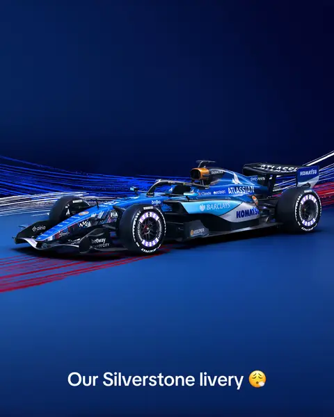 Revealing a one-off Union Jack-inspired livery design that will feature on the FW48 at the British Grand Prix 🇬🇧 #f1 #f1tiktok 