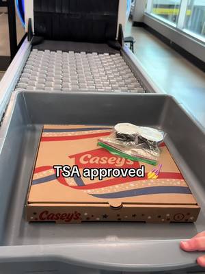 our pizza and ranch cups are TSA approved