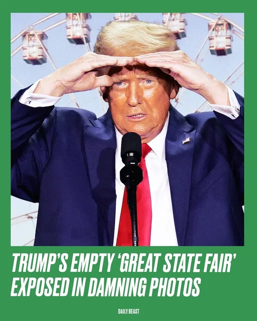 This is Donald Trump’s “Great American State Fair” pictured in all its crowd-free glory. The spectacle on the National Mall in Washington D.C. is ready to receive thousands of visitors. Instead, it is virtually deserted. Not that there is much to see. Amid the sprawling stretches of open space, there is a 110-foot Freedom 250 ferris wheel and a tacky plywood “Triumph Arch” dominating the center of the grounds, a replica of the monument Trump wants to build near D.C.’s sacred Arlington Cemetery. There are no corn dogs or funnel cakes. No roller coasters or merry go rounds. And by Friday morning, Pennsylvania became the latest of several Democratic states to declare it was not taking part. The plan was to have representation from all 50 states. But some had opted out due to the high cost to taxpayers or not being able to secure any businesses to sponsor a booth. Others had chosen not to attend after the supposedly nonpartisan event suddenly seemed political, with Trump himself kicking off the fair with a MAGA rally earlier this week. Read the full story at the link in bio. _____________________ Photos by Thomas Levinson/The Daily Beast/Getty/Andrew Leyden/Farrah Tomazin/Elizabeth Frantz/Chip Somodevilla/Anna Moneymaker/Getty Images/Nathan Howard/Tom Brenner Nathan Howard #trump #donaldtrump #greatstatefair #dc #potus 