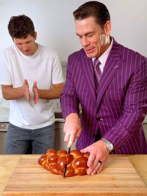Perfect Slice Challenge (ft. John Cena) #johncena #viral 