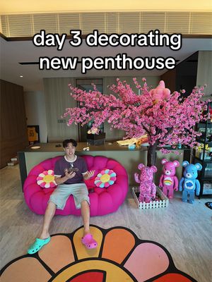this is day 3 of decorating my new penthouse 🏡 (what shud i get next)??) #whydna #streetwear #pickups #fashion 