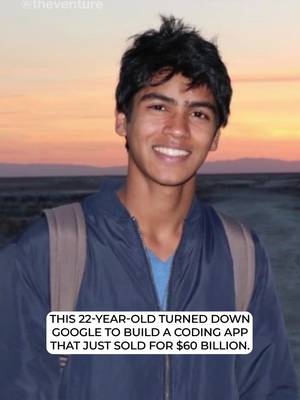 This 22-year-old turned down Google to build a coding app that just sold for $60 billion 💻💰 Aman Sanger has been writing code since he was 14.  He goes to MIT, interns at Google, and could walk into any job in tech.  Instead, in 2022, he starts his own company. His bet is simple: building software is hard because you have to write the code, so what if you didn't?  He and his friends build Cursor, where you tell it what you want in plain English and it writes the code for you, across your entire project. ✓ Lets developers finish in a day what used to take a whole team a week ✓ Opens the door for people who never learned to code to build real apps of their own ✓ Becomes the fastest software company in history to hit $100 million in sales, then $1 billion, then $2 billion ✓ Gets bought by SpaceX for $60 billion in June 2026 Turns down Google → bets you shouldn't have to write code → builds Cursor → fastest company ever to $1B → $60B SpaceX deal → four twenty-somethings become billionaires. Sometimes the biggest opportunity is questioning the one thing everyone assumes is required. What would you make effortless if you removed the hardest part entirely? 🤔 #Business #Cursor #AI #Success #Entrepreneur 