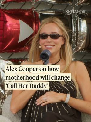 “Of course it’s not going to become Call Her Mommy…” @fathercooper tells Ben Smith and Maxwell Tani how motherhood will change her show.  Watch the full episode on YouTube.  #callherdaddy #alexcooper #podcast