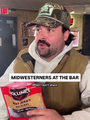 If you're gonna bring a snack make sure you have enough for the whole bar