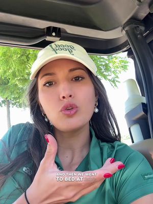 How do men function on 2 hours of sleep? @Garrett Clark #golf #golfgirl #golfislife #golftok #goodgood 