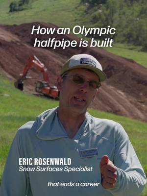 If you spread a foot of dirt across eight football fields, you'd have about the same amount of material it takes to build the new Olympic halfpipe at Park City. The project marks a huge step forward for the resort and will serve as the home of the Snow League and a venue for the 2034 Winter Olympics. But getting there is no small feat. Eric Rosenwald and the Park City Snow Surfaces team have spent months modeling, moving, and shaping tens of thousands of cubic yards of dirt with incredible precision. A massive thank you to the entire crew for bringing this world-class venue to life!