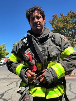 Found my way back to work #firefighter 