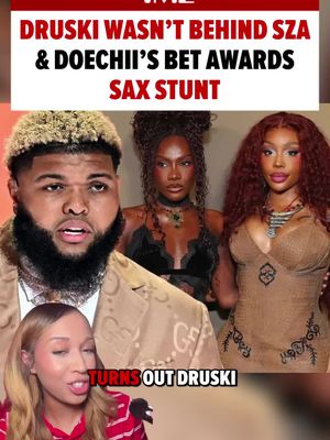 🎷 Sources say Druski wasn’t behind the BET Awards sax stunt involving SZA & Doechii. 🎥: Getty