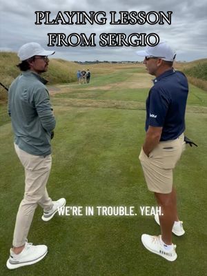 Casually getting a playing lesson from Sergio before Open Qualifying… still doesn’t feel real. Go time tomorrow 🤙