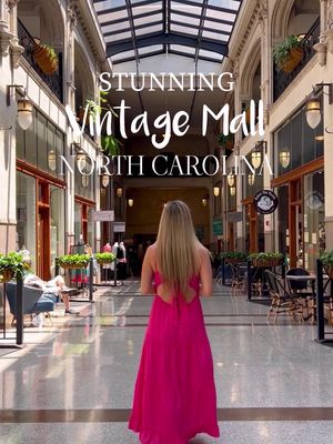 ✨Stepping back in time at one of North Carolina’s most beautiful hidden gems. #grovearcade #vintagemall #ashevillenc #northcarolina 