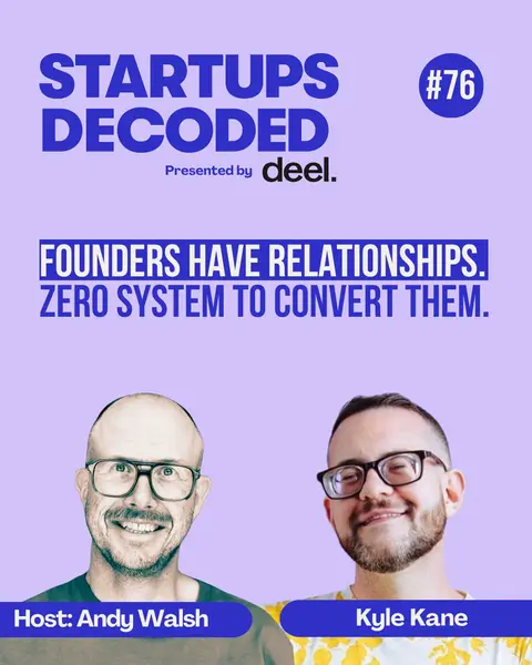Most founders collect the right relationships for years. The episode dropping Monday is about why collection was never the strategy. Listen to some juicy gems on Episode 76 of Startups Decoded — join here:  https://startupsdecoded.substack.com/p/ep76-your-network-has-a-revenue-problem?r=31a2w3&utm_campaign=post&utm_medium=web&showWelcomeOnShare=true&triedRedirect=true  @Dan Martell |+1 778 652 8414 