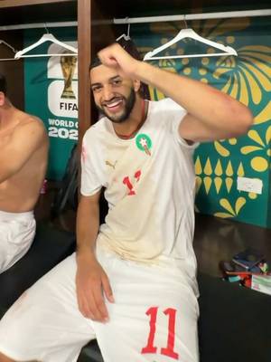 فرحة التأهل من قلب غرفة الملابس! 🇲🇦❤️ Special moments in the dressing room after qualification! 🤩 #DimaMaghrib  #FIFAWorldCup