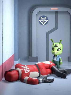 First time seeing a monster… #runmonsterrun #rmr #funnyvideos #theboys #animation 