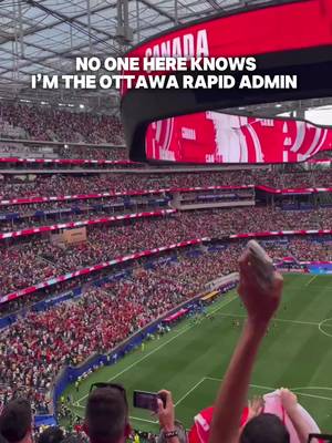 Rapidmin in the wild 🤭 SO ready for the round of 16 game on Saturday.  LET’S GO @CANMNT !! #worldcup #canada #canmnt #fifa #football 