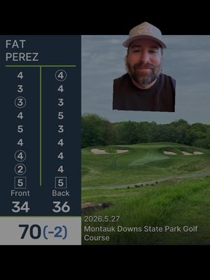 Come play a hole with me during a summer round up in Montauk @TheGrint has me covered for tracking my stats and score. You name it, they track it. Any day under par is a good day! Get in on the action and download The Grint app today! #TheGrintPartner