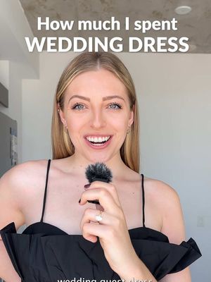 How much I spent on a wedding guest dress 👀 Our friends are getting married later this year (!!!), and the wedding dress code is formal / black tie optional.  I currently only own one wedding guest dress, but it’s not formal / black tie, so I had to do a little shopping.  I had a few goals for this purchase -  💍 Fit the dresscode (duh) 💍 Something that I can rewear in the future  💍 Be made of a durable / longer lasting material  💍 Cost ~$150.00  I was able to find a gorgeous dress from @MESHKI - it’s 100% cotton, and was on budget thanks to a sale plus a discount code!  I ended up spending $154.64 (CAD by the way), and I’ll only need to get the straps shortened slightly.  What do you think of the dress? Let me know!  #BlackTie #Wedding #WeddingGuest #WeddingGuestExpenses #WeddingGuestDress 