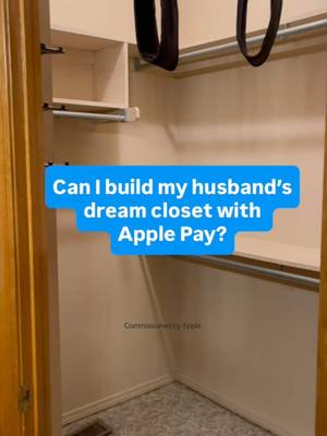 Commissioned by @Apple Pay Bringing this vision to life felt a little easier knowing each checkout was just a quick tap away with @applepay. #ApplePay #ClosetMakeover #DIYProject #HomeTransformation