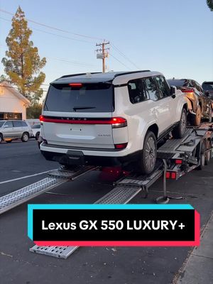 GX 550 LUXURY+ with Eminent White Pearl paint and 22 inch wheels. #lexusofconcord #lexususa #lexusgx550 