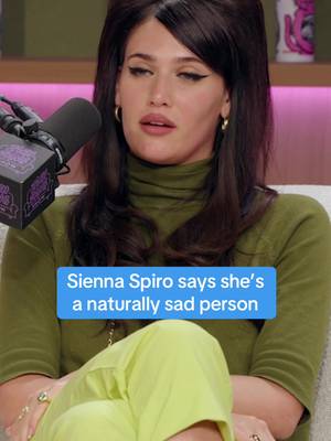 @SIENNA SPIRO says sadness runs in the family #siennaspiro #sad #sadness #zachsangshow #fyp 