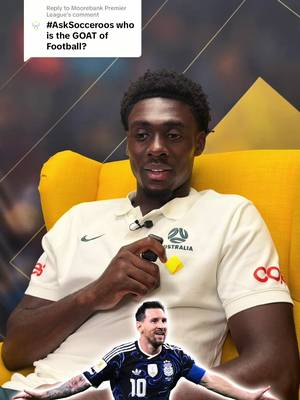 Replying to @Moorebank Premier League Safe to say the #Socceroos were (almost) unanimous with this one…👀 Mo Toure, Jackson Irvine, Connor Metcalfe, Jordy Bos, Alessandro Circati, Paul Okon-Engstler and Patrick Beach vote for their football GOAT 🐐  #AskSocceroos #FIFAWorldCup