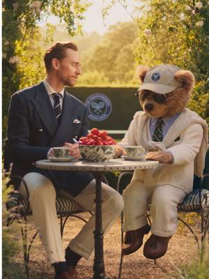Spotted in London, the #PoloBear and #TomHiddleston prepare for The Championships—a duo as iconic as @wimbledon’s strawberries and cream.   Stay tuned as their adventure unfolds.   #RalphLauren #PoloRalphLauren  #Wimbledon   This series was artfully created using live-action footage and CGI technology.