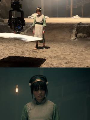 BTS → final of Toph's grand entrance 📺 AVATAR: THE LAST AIRBENDER #AvatarTheLastAirbender