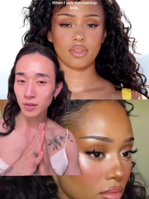 Summer bronze makeup done by @Paintedbyesther on #Manon for the #jacquemus show. I want to wear this forever!  @M.A.C Cosmetics Store  @chanel.beauty  @L’Oréal Paris @loréal paris usa  @Makeup By Mario  @Rom&nd US  #manon #makeuptutorial 