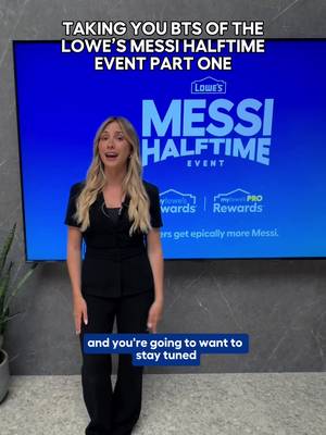 Lowe’s is bringing you something EPIC 🤩on July 19 with their Lowe’s Messi Halftime Event. You’ll want to be a Lowe’s Rewards member when it happens. Sign up for free at Lowes.com/MoreMessi #ad #lowespartner #LowesMessi 
