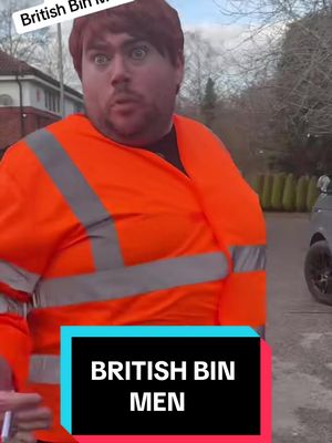 British bin men 🤣 #uk #britishhumour #skit #ukcomedy #pov 