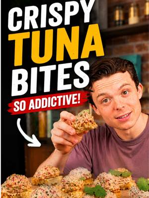 Would you serve these as appetisers or in a poke bowl? #crispytuna #pokebowl #EasyRecipe #fyp #Foodie 