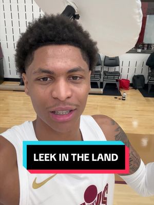 LEEK LIVE FROM THE LAND! #cavs #cleveland #NBA #meleekthomas 
