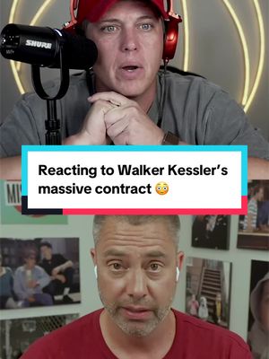 It’s almost like @chrisvernonshow spoke the Walker Kessler contract into existence 😳 #fyp #NBA #lakers