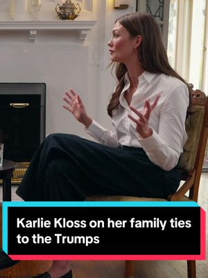 "I think it's possible to have relationships with people who you politically don't align with." Supermodel @Karlie Kloss opens up to @Emily Chang about how she navigates her high-profile family ties to the Trumps. #Entertainment #media #model #Politics 