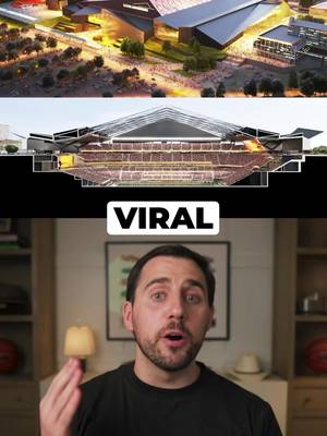 The Cleveland Browns new stadium will be built almost entirely underground 🤯 #nf #nflfootball #cleveland #clevelandbrowns #nflmemes 
