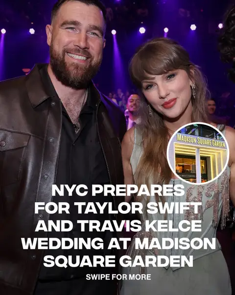 Madison Square Garden is reportedly undergoing a makeover ahead of Taylor Swift and Travis Kelce's wedding, which is said to be taking place this weekend. 👀 🎥: Getty #msg #taylorswift #traviskelce #wedding 