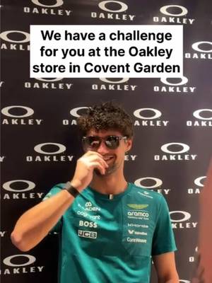 Can you beat Jak Crawford?? @Aston Martin Aramco F1 Team #f1 #britishgp #oakley 