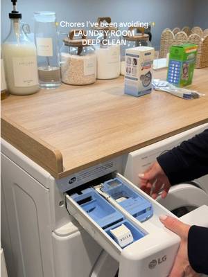 Embarrassed by the before, bragging about the ✨after✨ Deep cleaning our laundry room was so needed! #laundryroomdeepclean #deepclean #laundryroom #laundrytips #laundryroutine 