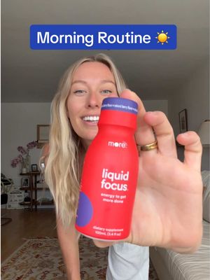 Small shifts = big changes ✨ Start a morning routine that sets you up for productivity.  #LiquidFocus #MoreLabs #morningroutine #highachievers #ltheaninecaffeine 