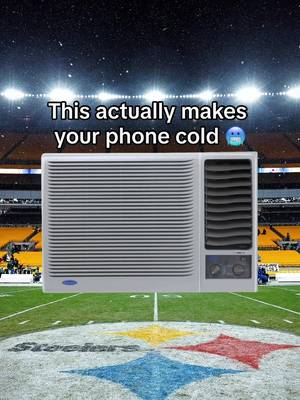 Why does this actually work 🧐 #steelers #nfl #airconditioner 