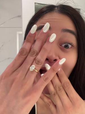 7 months later… and I’m still just as excited as I was on day one. 🤍 🫶 #engaged #toronto 